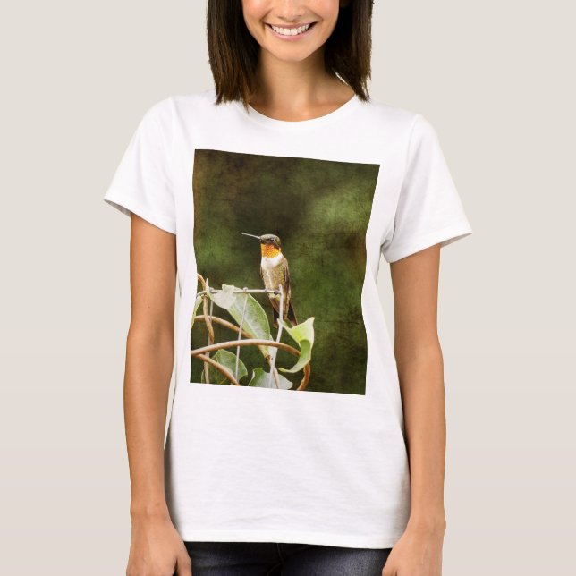 Camiseta Ruby Throed Hummingbird (Anverso)