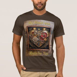 Camiseta Rubys And Gears Heart Steampunk Series