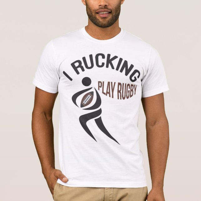 Camiseta Rucking, Play Rugby T-Shirt (Anverso)