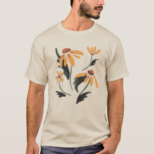 Camiseta Rudbeckia Hirta Flores estéticas Susan Black Eyed