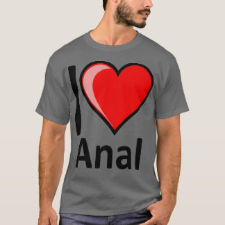 Camiseta Rude I Love Anal Merchandise Secreto Santa Valenti