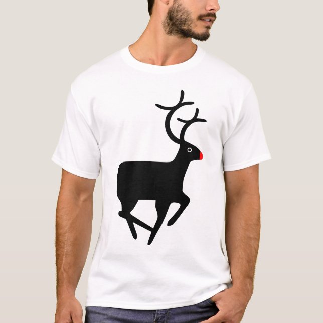 Camiseta Rudolf, el reno de la nariz roja (Anverso)
