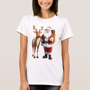 Camiseta Rudolf, el reno de nariz roja