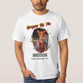 Camiseta Rudolf en Burger's al lado del puente Lake Havasu,