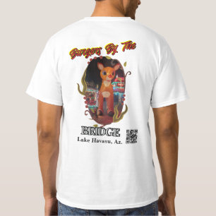 Camiseta Rudolf en Burger's al lado del puente Lake Havasu,