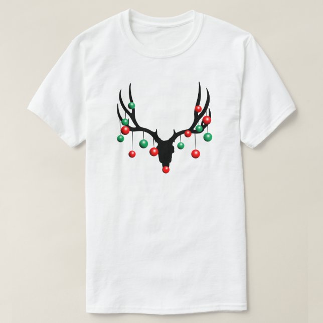 Camiseta Rudolph, el reno nosado muerto (Diseño del anverso)