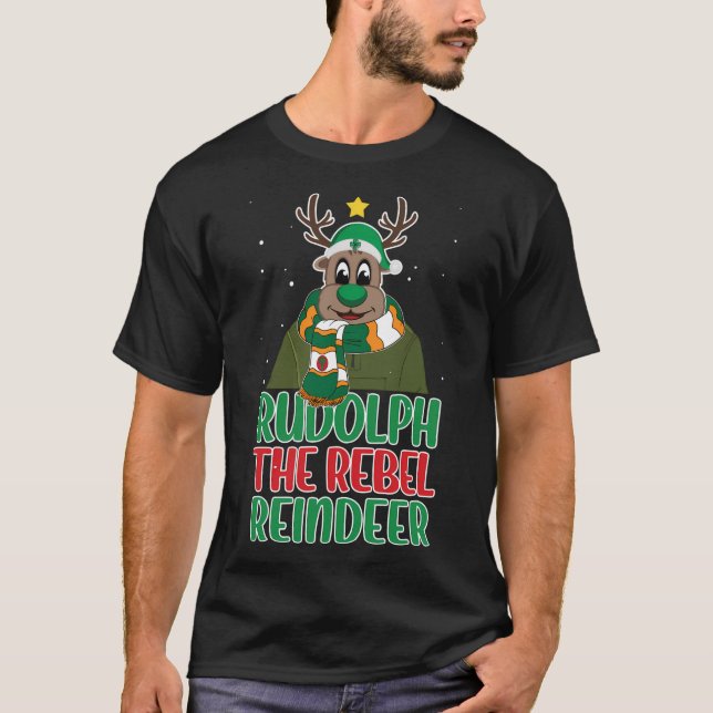 Camiseta Rudolph Los Renos Rebeldes (Anverso)