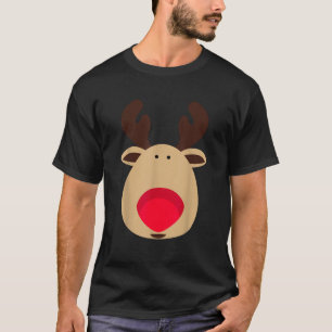 Camiseta RUDOLPH Red Nose Reindee Santa Navidades