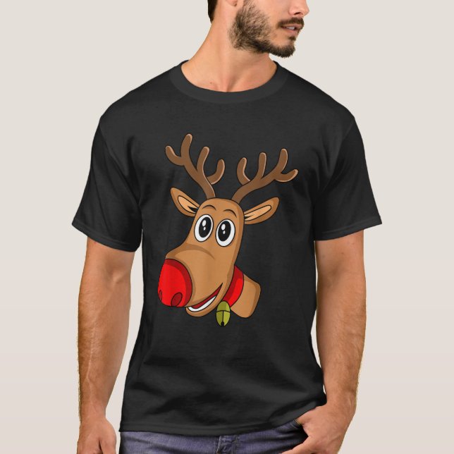 Camiseta RUDOLPH Ropa de Nariz Roja Donner Blitzen Shirt (Anverso)