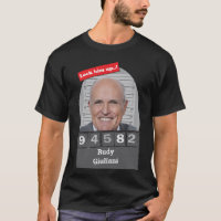 Rudy Giuliani Disparo Con Mugshot Fun Encerrarlo