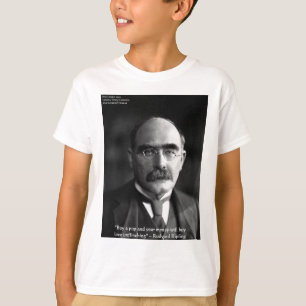 Camiseta Rudyard Kipling Cita "Amor Cachorro" Regalos Tees