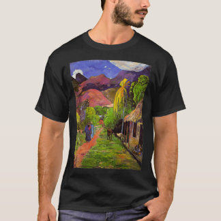 Camiseta Rue de Tahiti Arte de Paul Gauguin