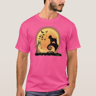 Camiseta Rueda blanda recubierta Terrier Perro Aterrador Lu
