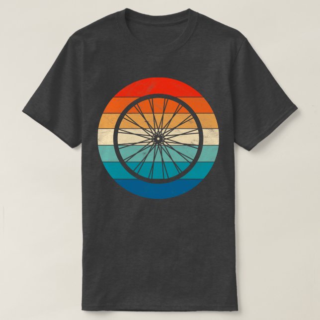 Camiseta Rueda de bicicleta (Diseño del anverso)