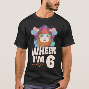 Camiseta Rueda de cerdo guineana tengo 6 años