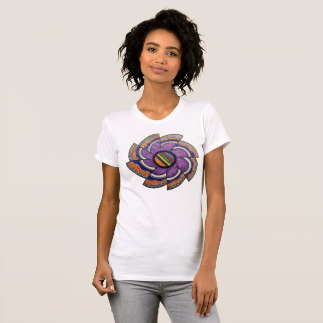 Camiseta rueda de color (Anverso completo)