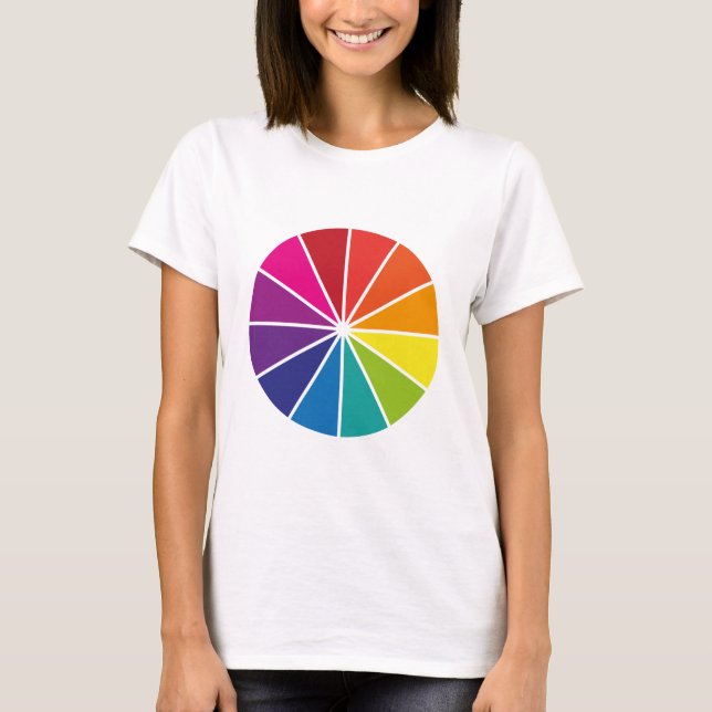 Camiseta Rueda de color (Anverso)
