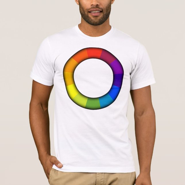 Camiseta rueda de color (Anverso)