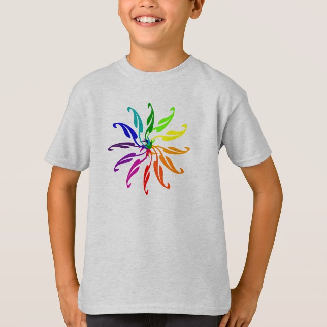 Camiseta - Rueda de colores gráfica (Anverso)