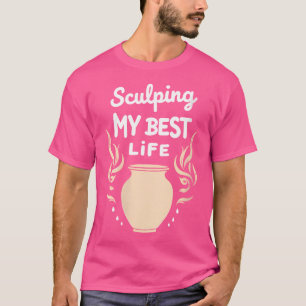 Camiseta Rueda de estudio de cerámica artesanal de artesaní