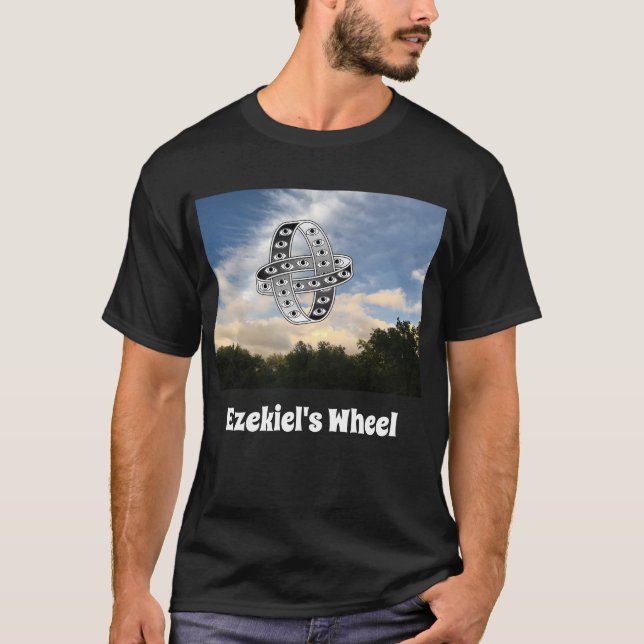 Camiseta Rueda de Ezequiel al atardecer (Anverso)
