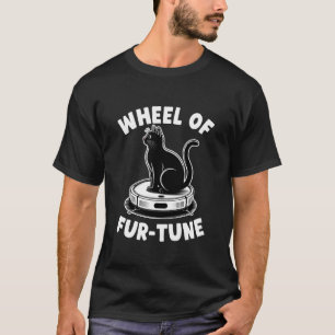Camiseta Rueda de Fur-Tune Gato Chiste Aspiradora Robot Lim