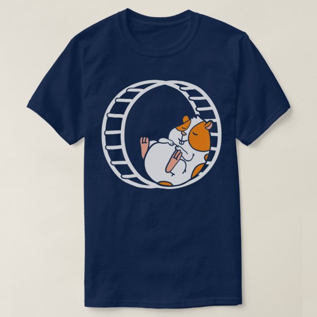 Camiseta Rueda de hámster 1 (Diseño del anverso)