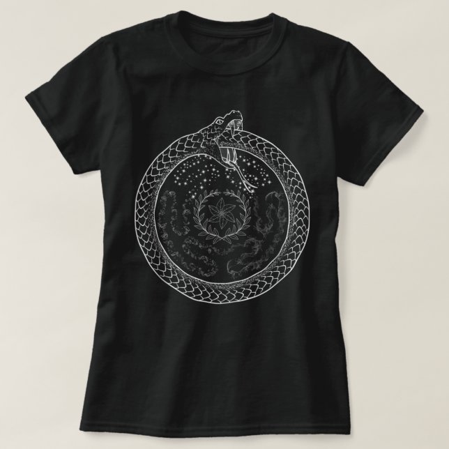 Camiseta Rueda de Hecate Ouroboros Diosa Hekate Pagan Witc (Diseño del anverso)