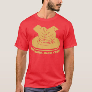 Camiseta Rueda de la cerámica Ceramics Cerami de la arcilla