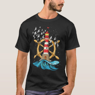 Camiseta Rueda de la dirección de navegación marítima Océan