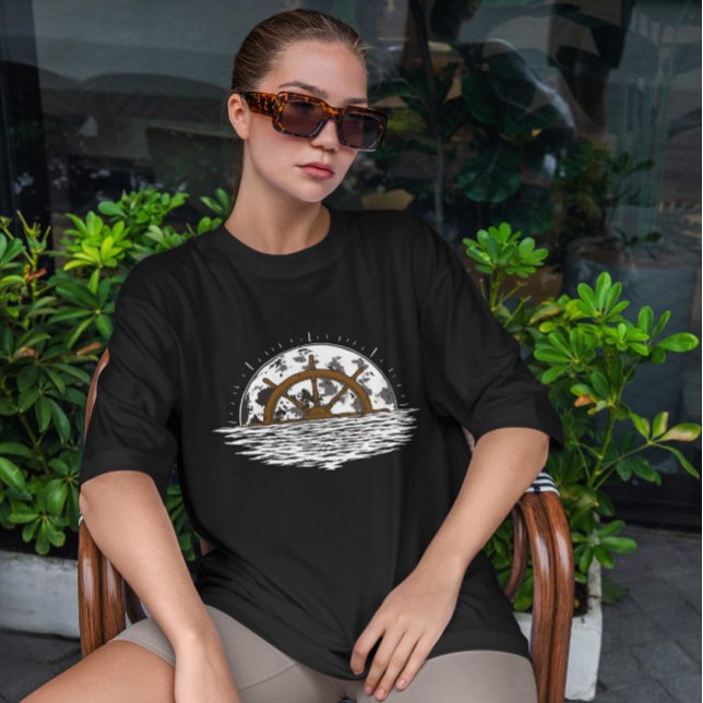 Camiseta Rueda de la dirección del buque lunar (Subido por el creador)