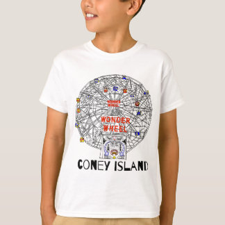 Camiseta Rueda de la fortuna de Coney Island Brooklyn New Y