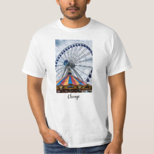Camiseta Rueda de la fortuna del muelle de la marina