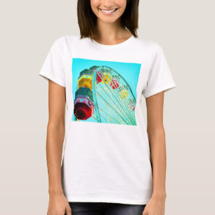 Camiseta Rueda de la fortuna en el muelle de Santa Monica, 