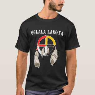 Camiseta Rueda de la medicina de Dakota del Sur Oglala Lako