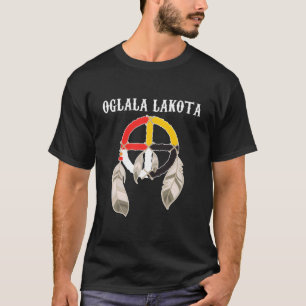 Camiseta Rueda de la medicina de Dakota del Sur Oglala Lako