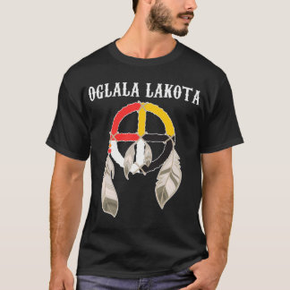 Camiseta Rueda de la medicina de Dakota del Sur Oglala Lako
