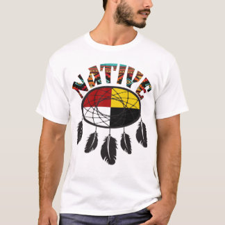 Camiseta Rueda de la medicina - nativa americana