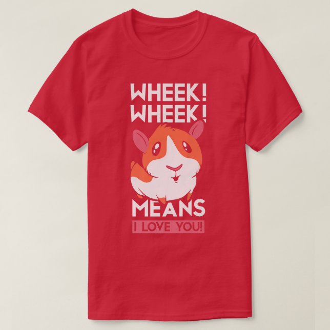 Camiseta Rueda de la rueda significa que te quiero a ti Mas (Diseño del anverso)