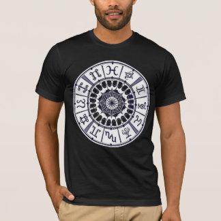 Camiseta Rueda de Mandala de Signos del Zodiaco Celeste Art