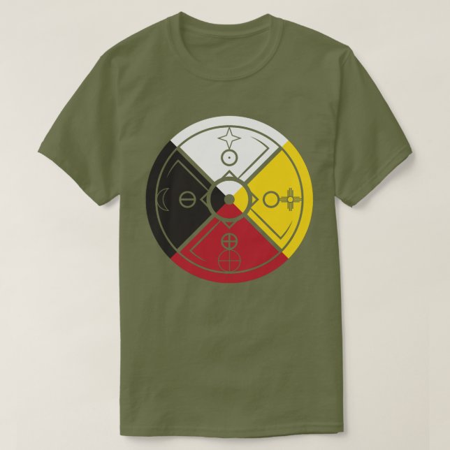 Camiseta rueda de medicina (Diseño del anverso)