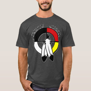 Camiseta Rueda de medicina nativa estadounidense mitakuye o