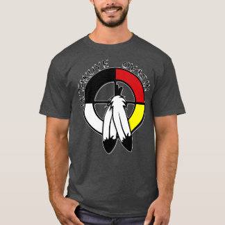 Camiseta Rueda de medicina nativa estadounidense mitakuye o