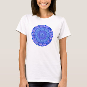 Camiseta Rueda de meditación de flor de loto púrpura OM