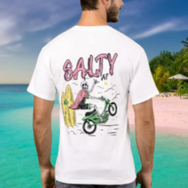 Camiseta Rueda de motocicleta por Salty AF