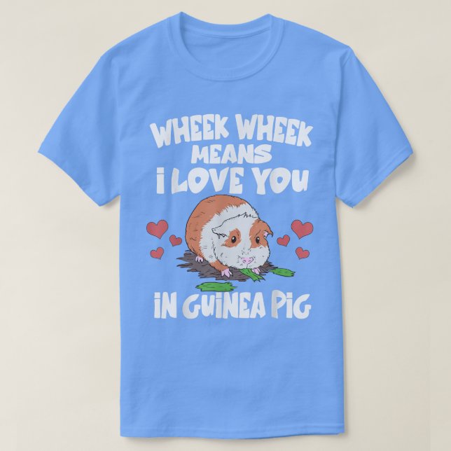 Camiseta Rueda De Rueda Significa Que Te Amo En El Cerdo De (Diseño del anverso)
