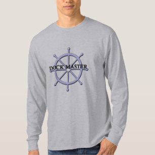 Camiseta Rueda del buque principal del muelle Mens LS camis
