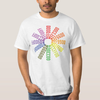 Camiseta Rueda del color del programador