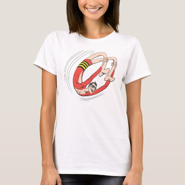 Camiseta Rueda del respaldo del hombre plástico (Anverso)