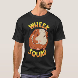 Camiseta Rueda Escuadrón de Guinea Cerdo Hamster Mascota Ro
